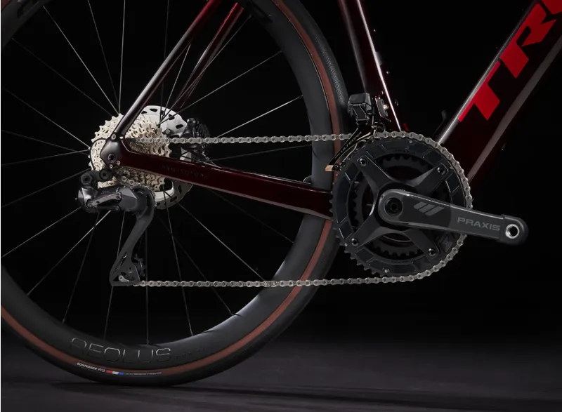 Trek Domane+ SLR 7 Ultegra Di2 Electric Road Bike 2025 in Carbon Red Smoke-1